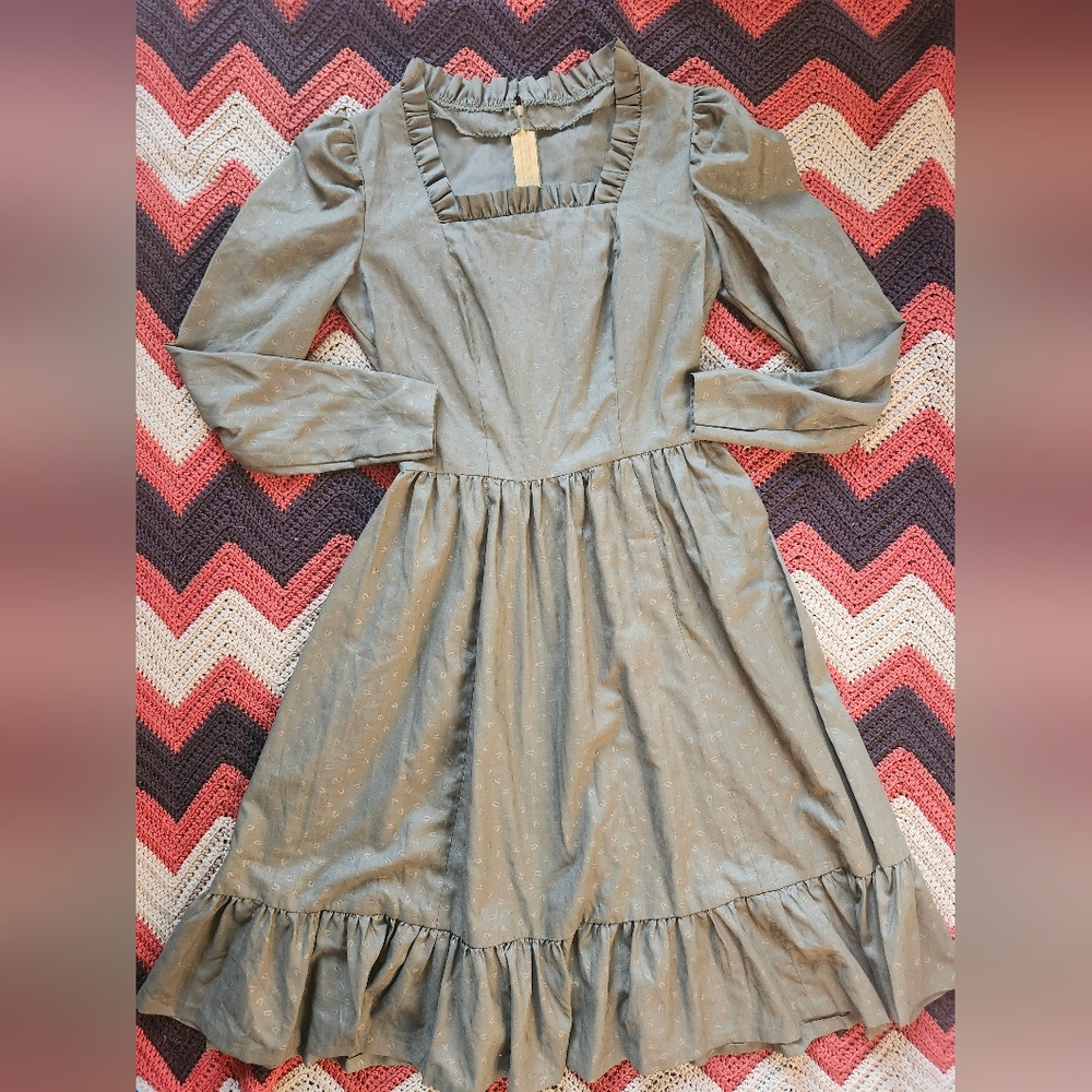 Gunne Sax Style Prairie Dress